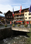 The Rhodos Hotel Morzine in the summer