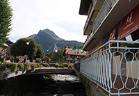 The Rhodos Hotel Morzine in the summer