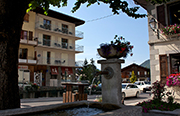 The Rhodos Hotel Morzine in the summer